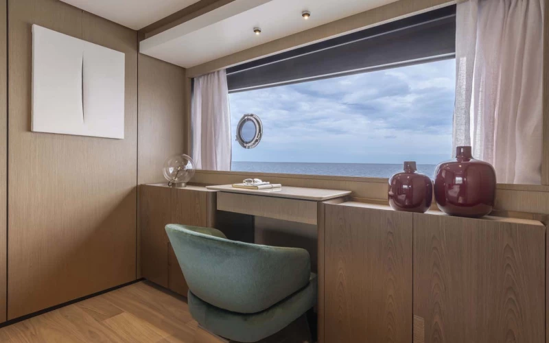 Luxury yacht interior professional photography