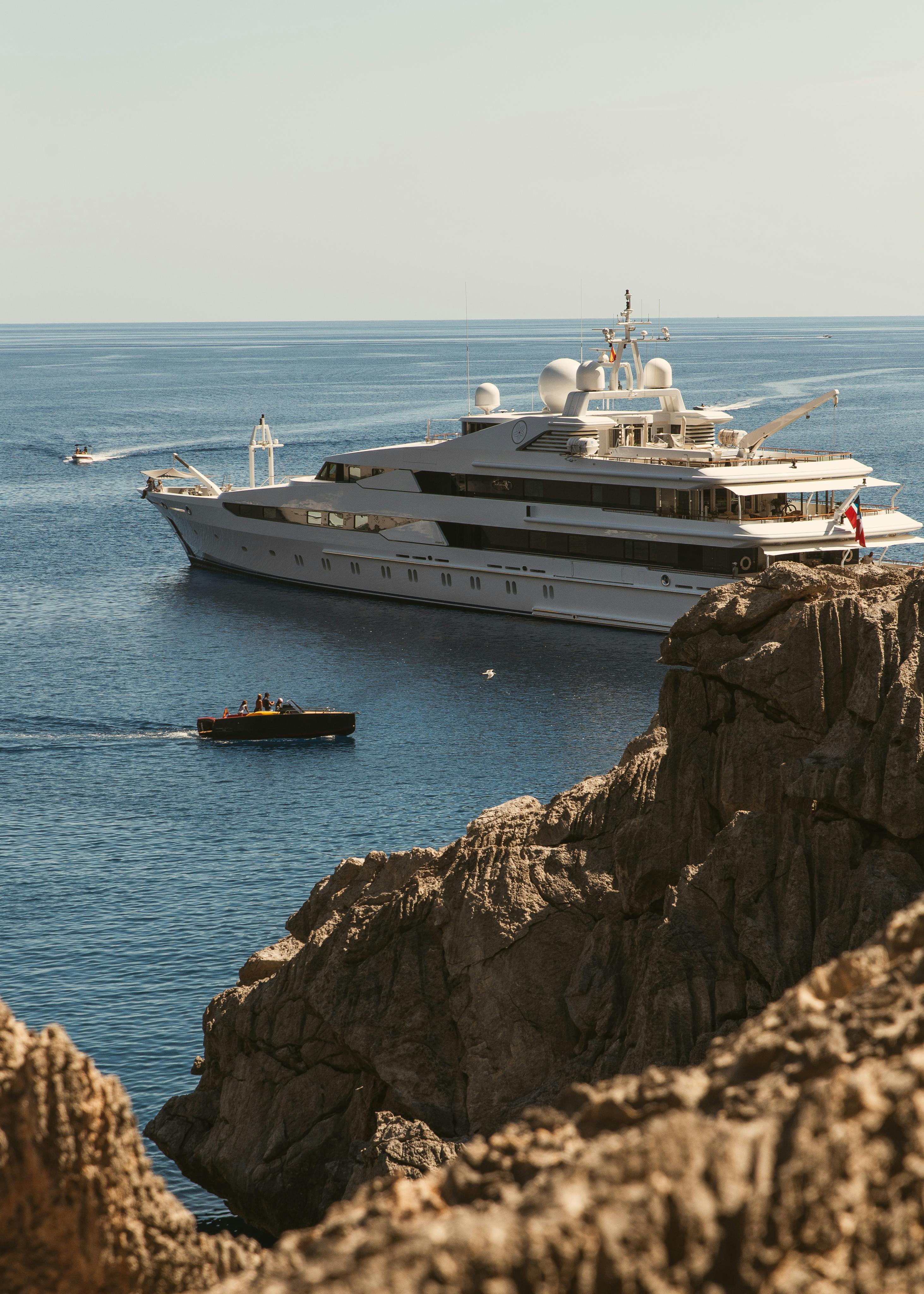 Ferretti superyacht for sale through professional brokerage